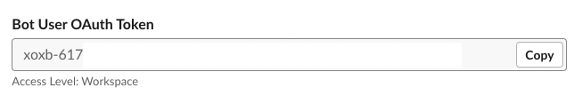 Install to Workspace and Bot Token